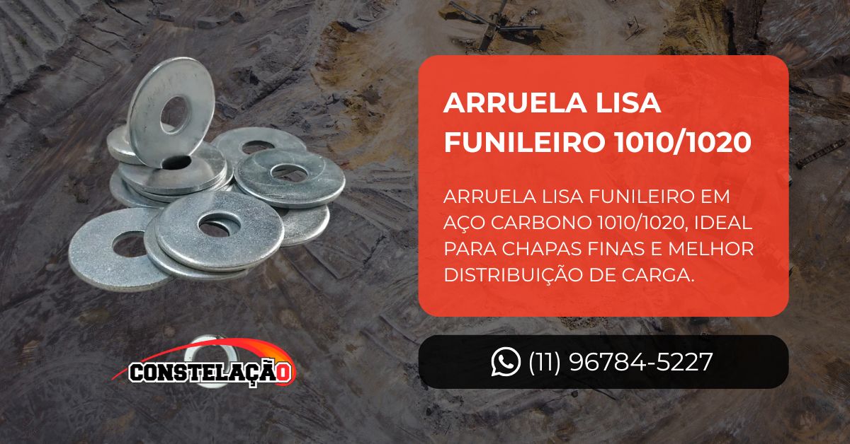 Arruela Lisa Funileiro 1010/1020